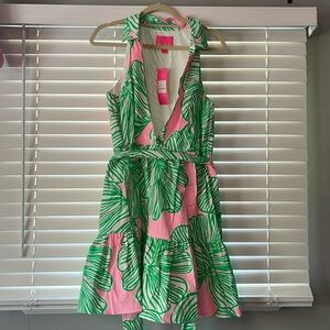 NWT Lilly Pulitzer Trisha Stretch Shirt Dress